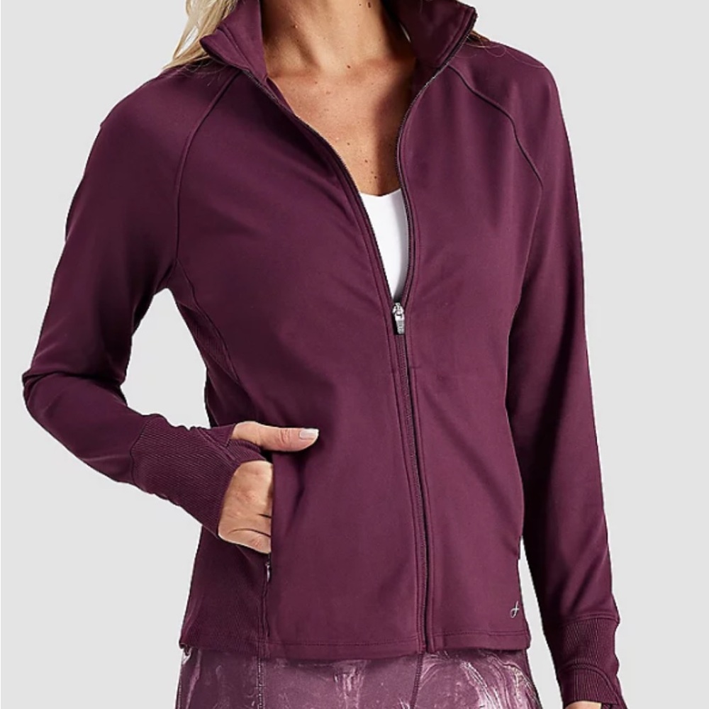 NWOT Freely Wine Athleisure Jacket Sz M